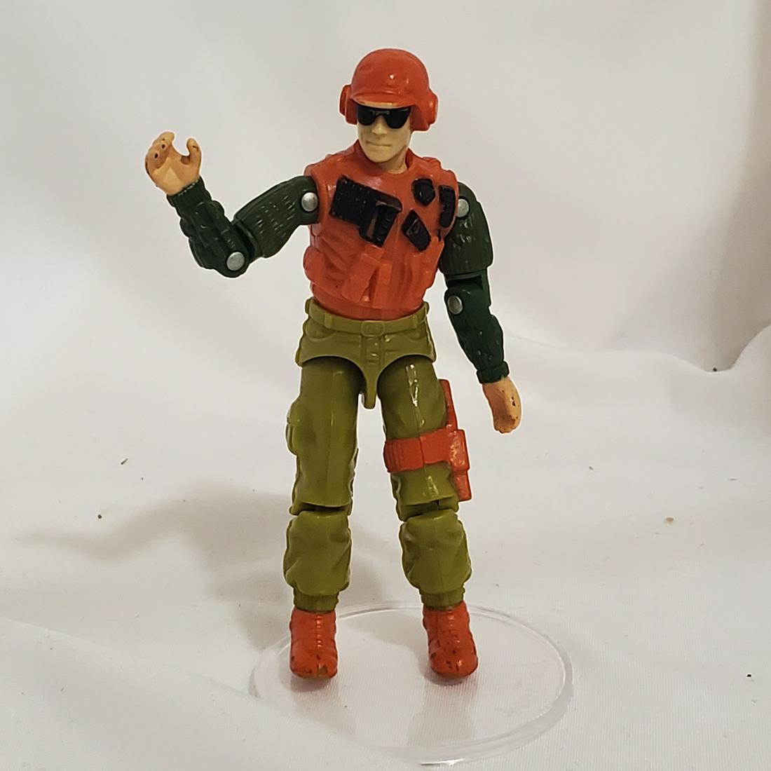 Vintage 1988 Hasbro G.I. Joe Skidmark: Figure have no apparent isssues appear in great condition. As for the O ring this as well as any of the figures in this lot have original parts. Some are in excellent condition some could use replacin