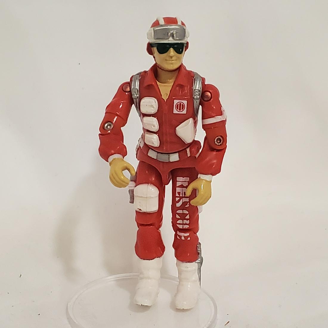 Vintage 1991 Hasbro G.I. Joe Lifeline: Figure have no apparent isssues appear in great condition. As for the O ring this as well as any of the figures in this lot have original parts. Some are in excellent condition some could use replacin