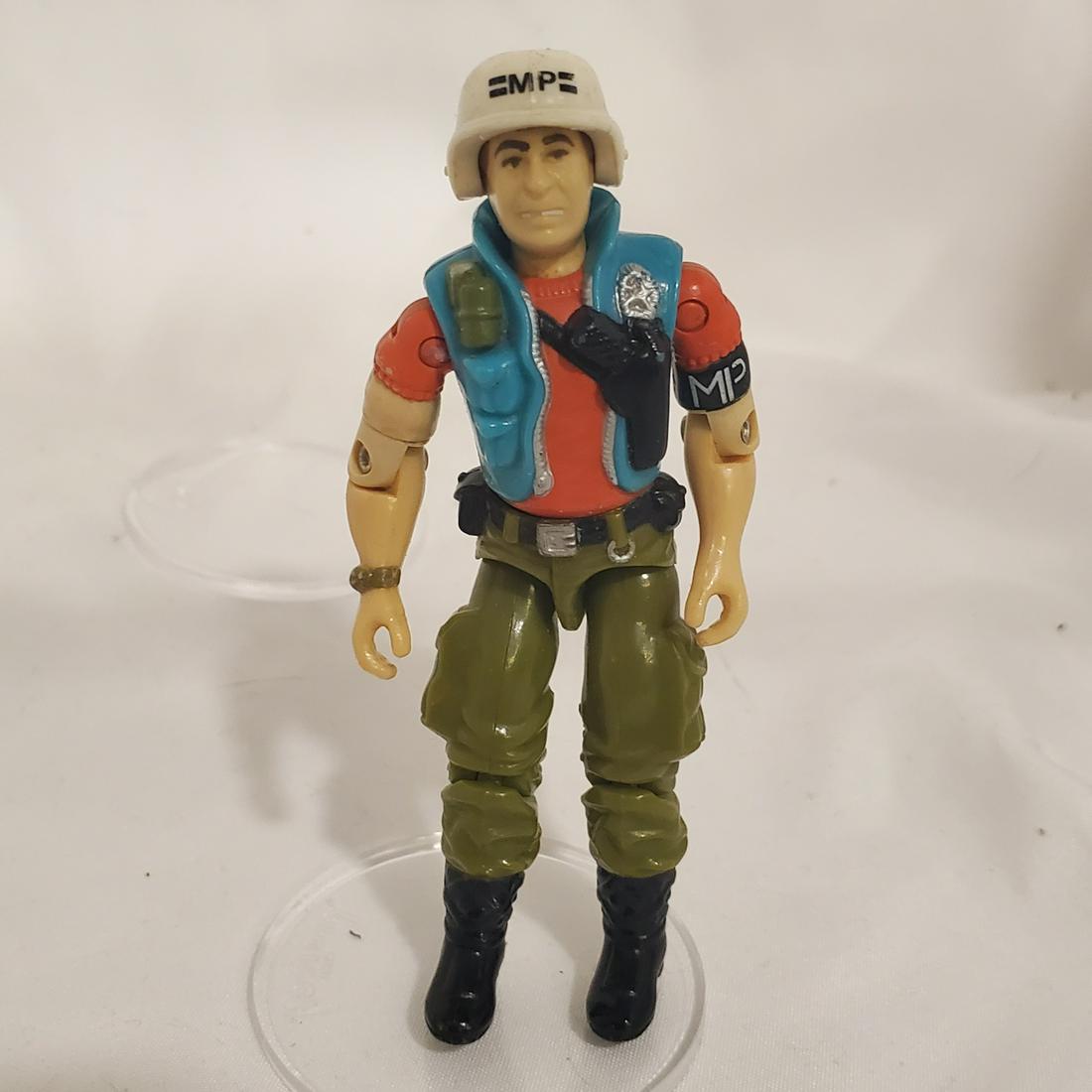 Vintage 1986 Hasbro G.I. Joe Road Block: Figure have no apparent isssues appear in great condition. As for the O ring this as well as any of the figures in this lot have original parts. Some are in excellent condition some could use replacin