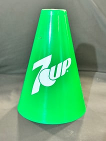 Vintage  7UP Advertising Toy Barker Megaphone
