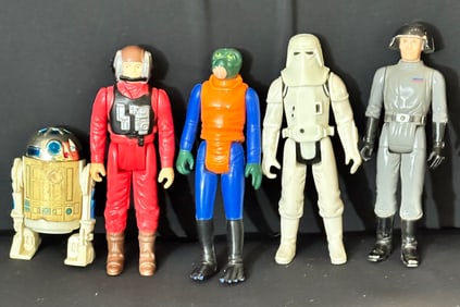 Group of 5 Original Kenner Star Wars Action Figures