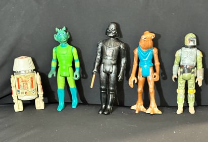 Group of 5 Original Kenner Star Wars Action Figures