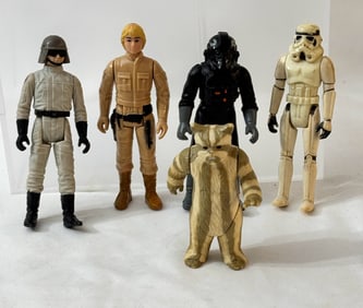 Group of 5 Original Kenner Star Wars Action Figures