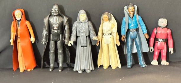 Group of 6 Original Kenner Star Wars Action Figures