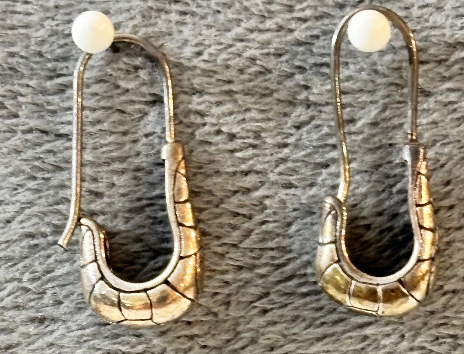 Silver Hoop Earrings: See Photos
