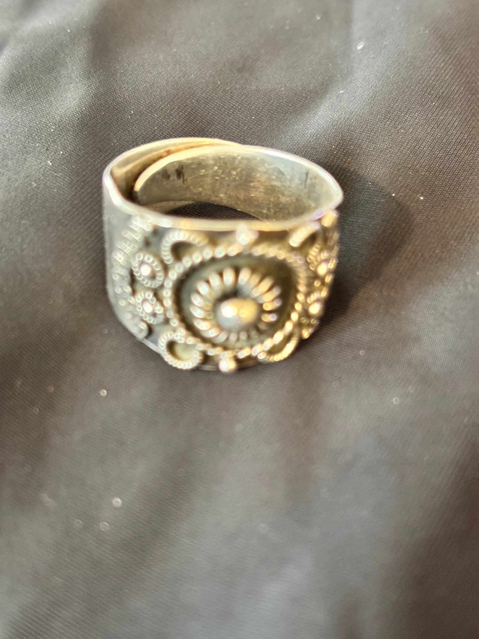 Adjustable 925 Silver Ring: See photos