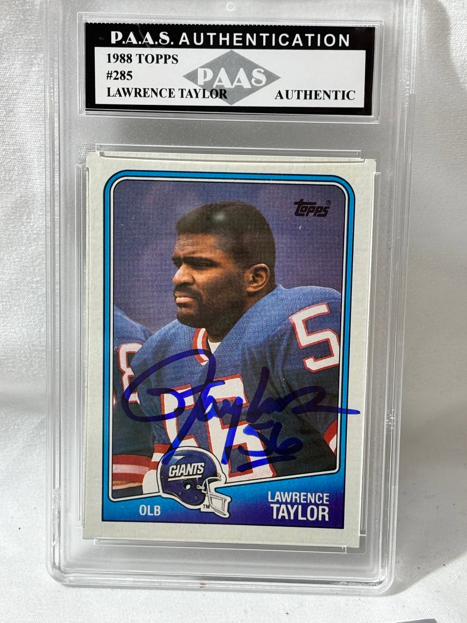 1998 Topps Lawrence Taylor Football Card: See photos