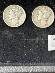 Lot of Two 1948/ 1949 Dimes