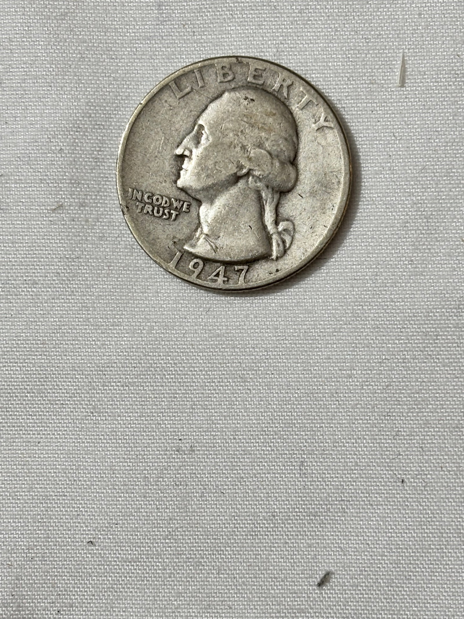 1947 Silver Quarter: See photos