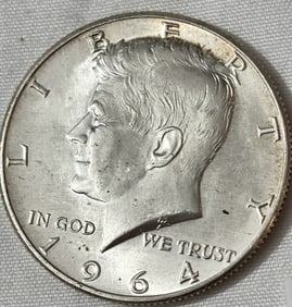 Kennedy One Half Dollar 1964