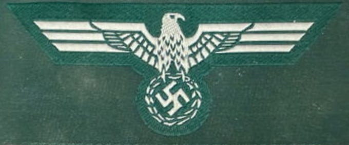 German WW2 Wehhrmacht Heer M36 Breast Eagle Large Patch