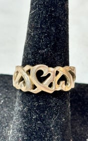 Heart Ring Marked Tiffany & Co 925 - Sz 6