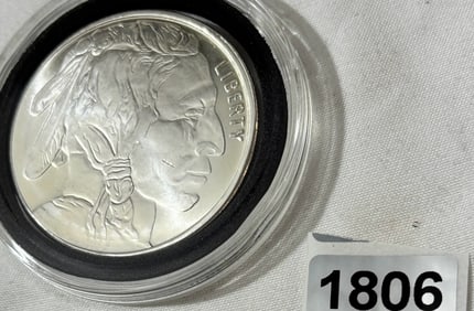 One Troy Ounce Silver Round