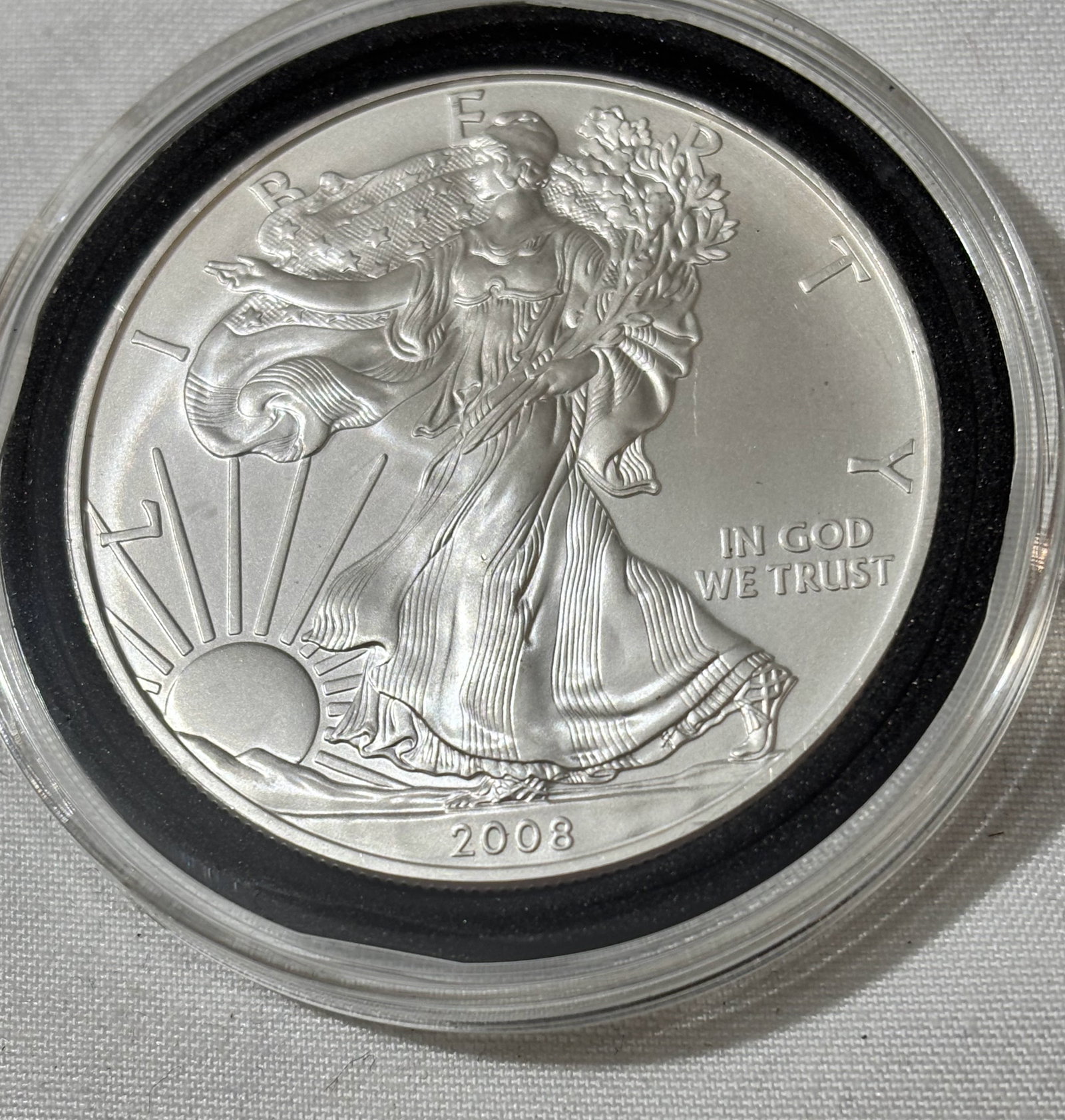 2008 Walking Liberty Silver One Ounce Coin: Pure .999