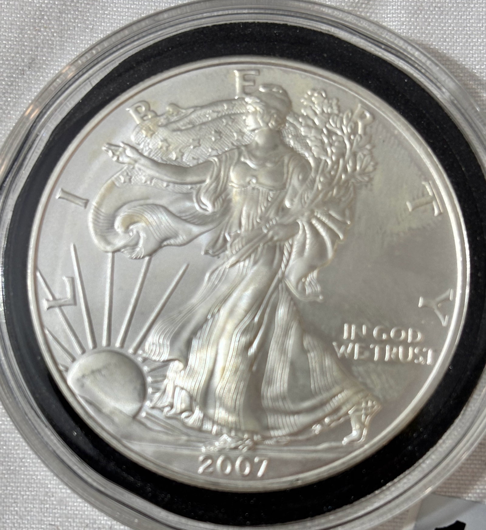 2007 Walking Liberty Silver One Ounce Coin: Pure .999