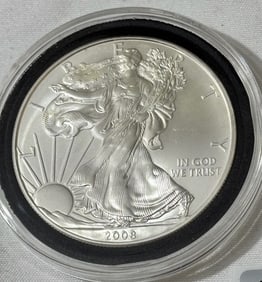 2008 Walking Liberty Silver One Ounce Coin