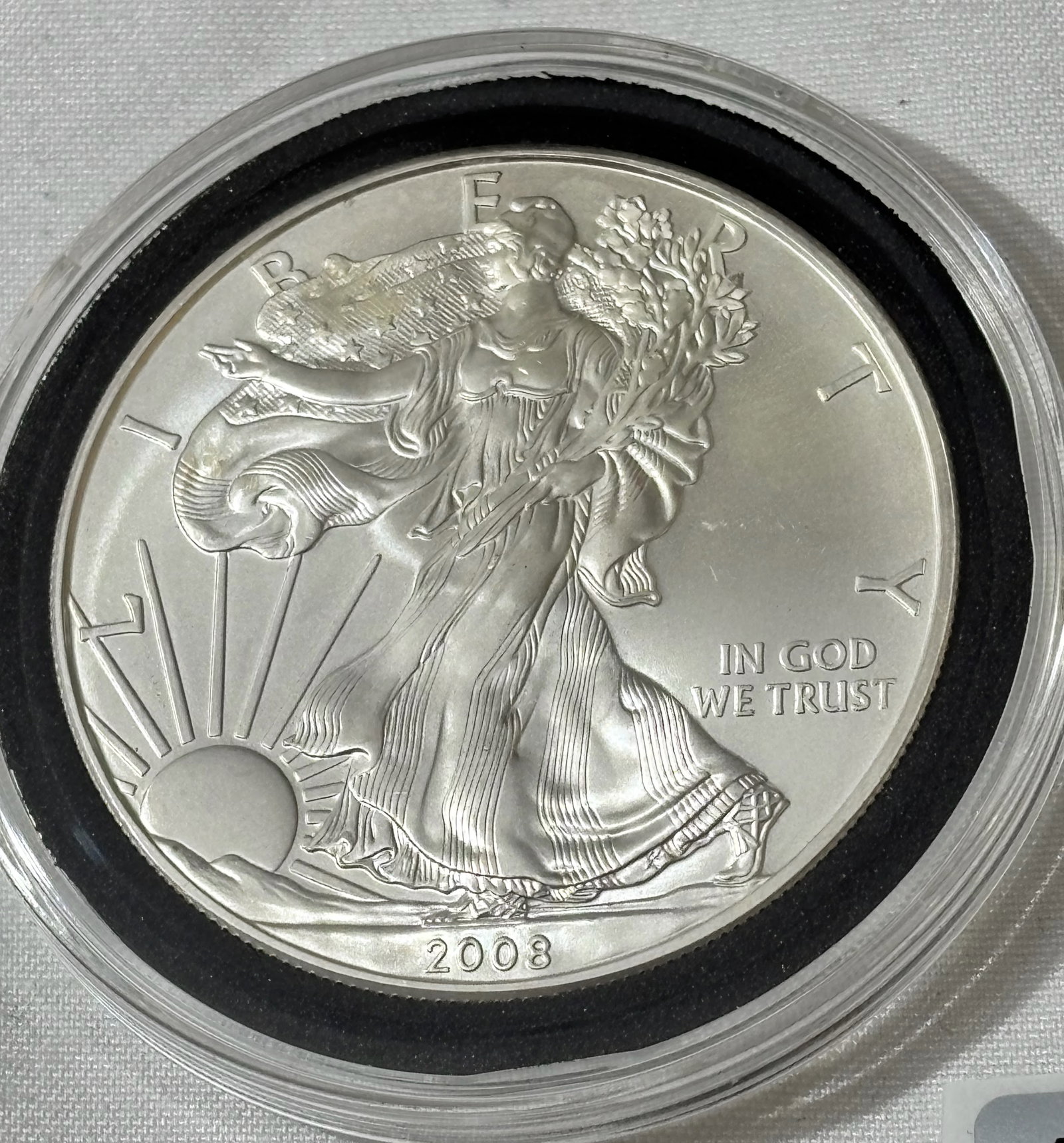 2008 Walking Liberty Silver One Ounce Coin: Pure .999