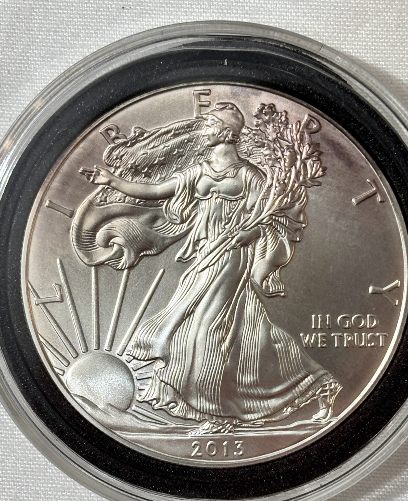 2013 Walking Liberty Silver One Ounce Coin: Pure .999