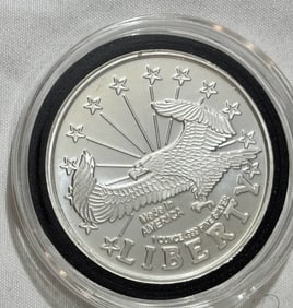 One Troy Ounce Silver Round