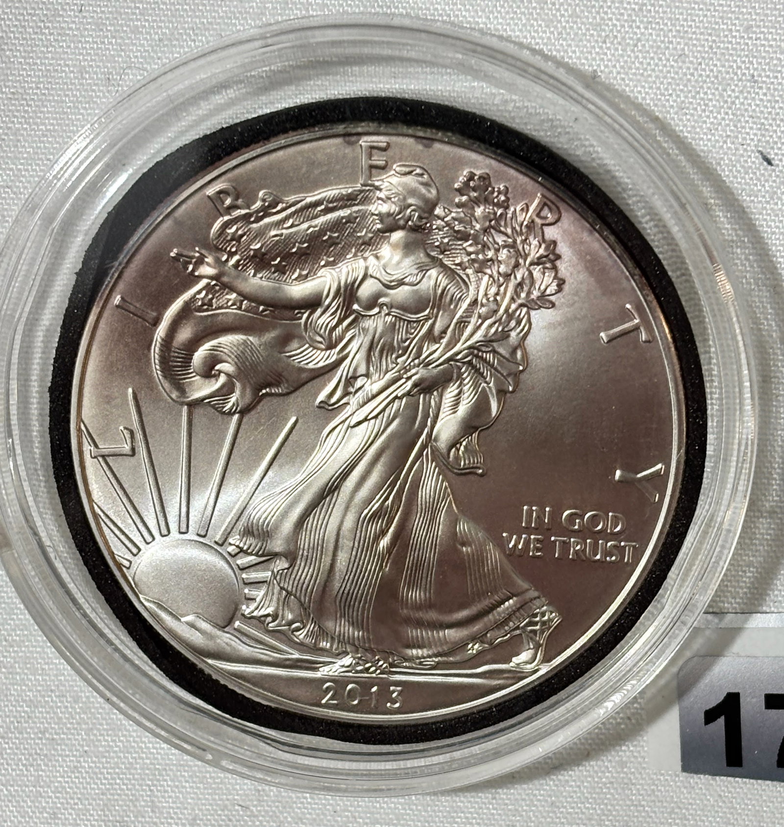 2013 Walking Liberty Silver One Ounce Coin: Pure .999