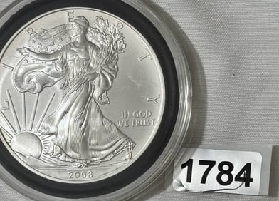 2008 Walking Liberty Silver One Ounce Coin