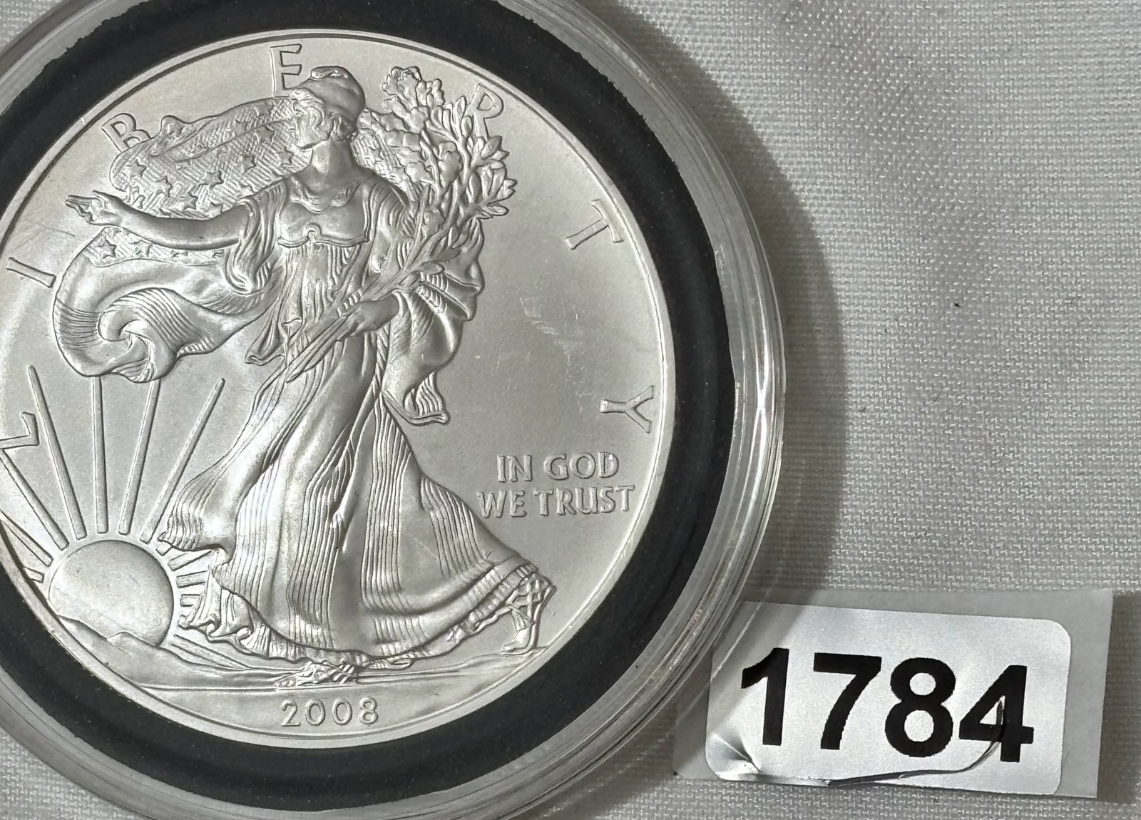 2008 Walking Liberty Silver One Ounce Coin: Pure .999