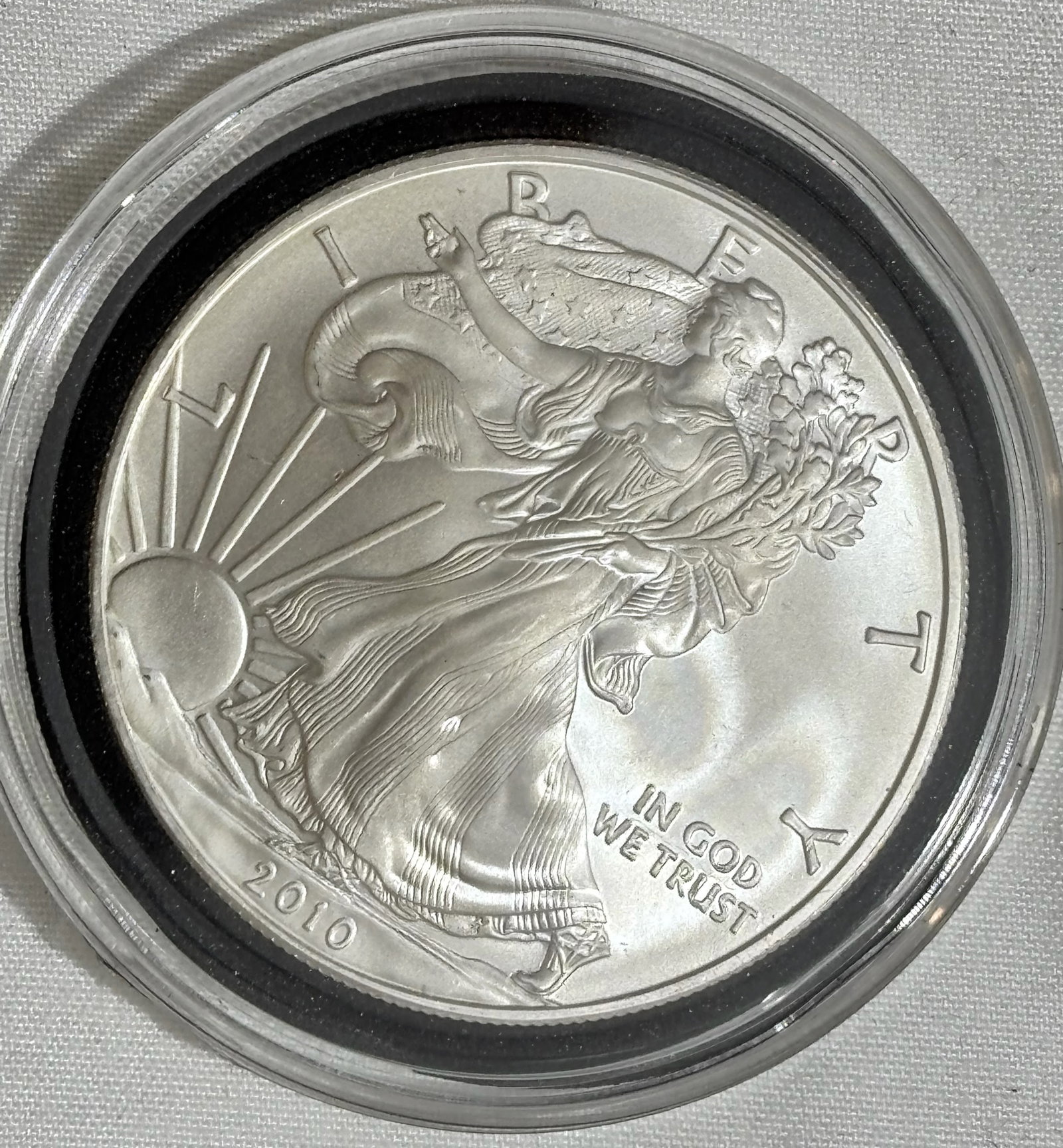 2010 Walking Liberty Silver One Ounce Coin: Pure .999