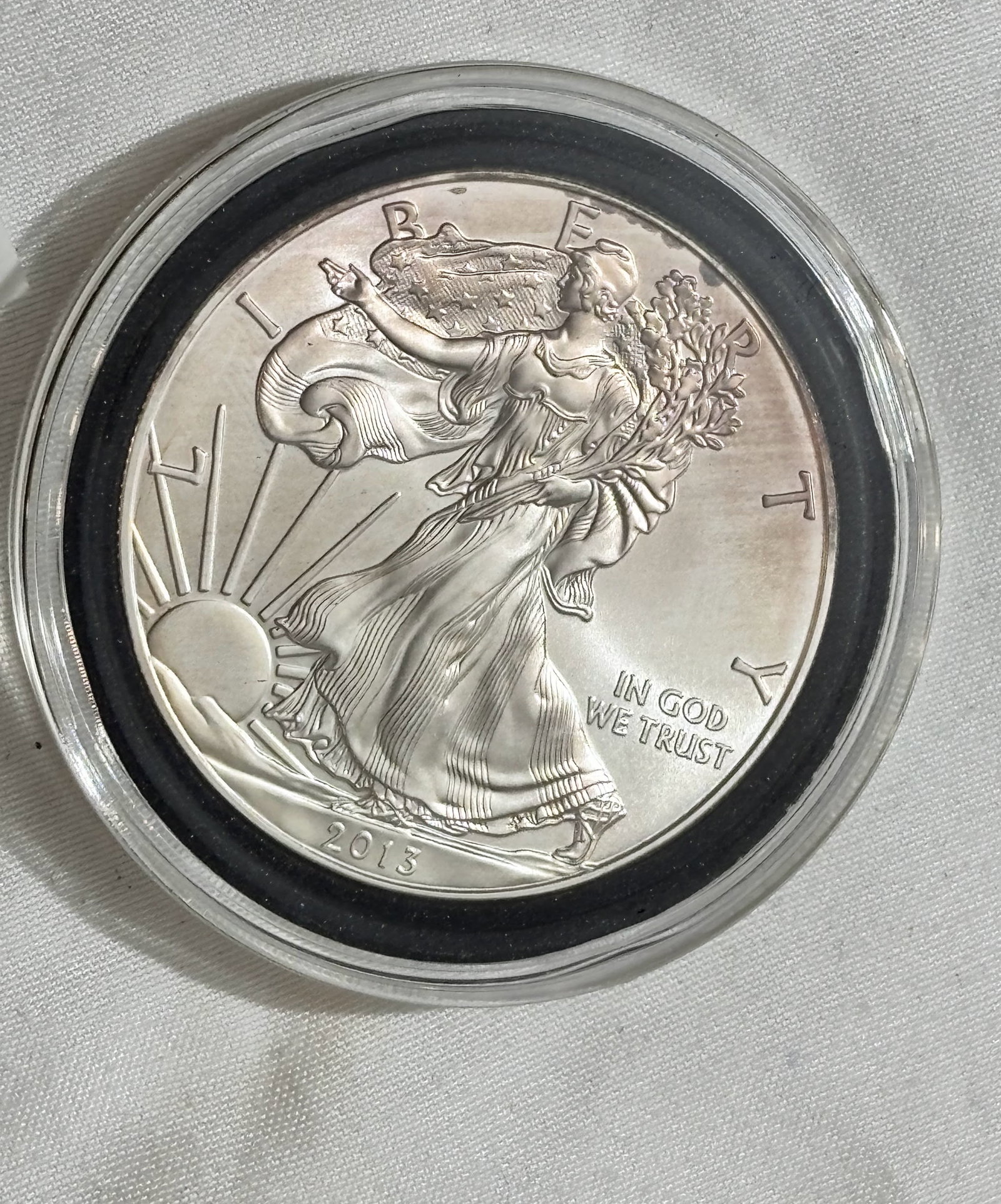 2013 Walking Liberty Silver One Ounce Coin: Pure .999