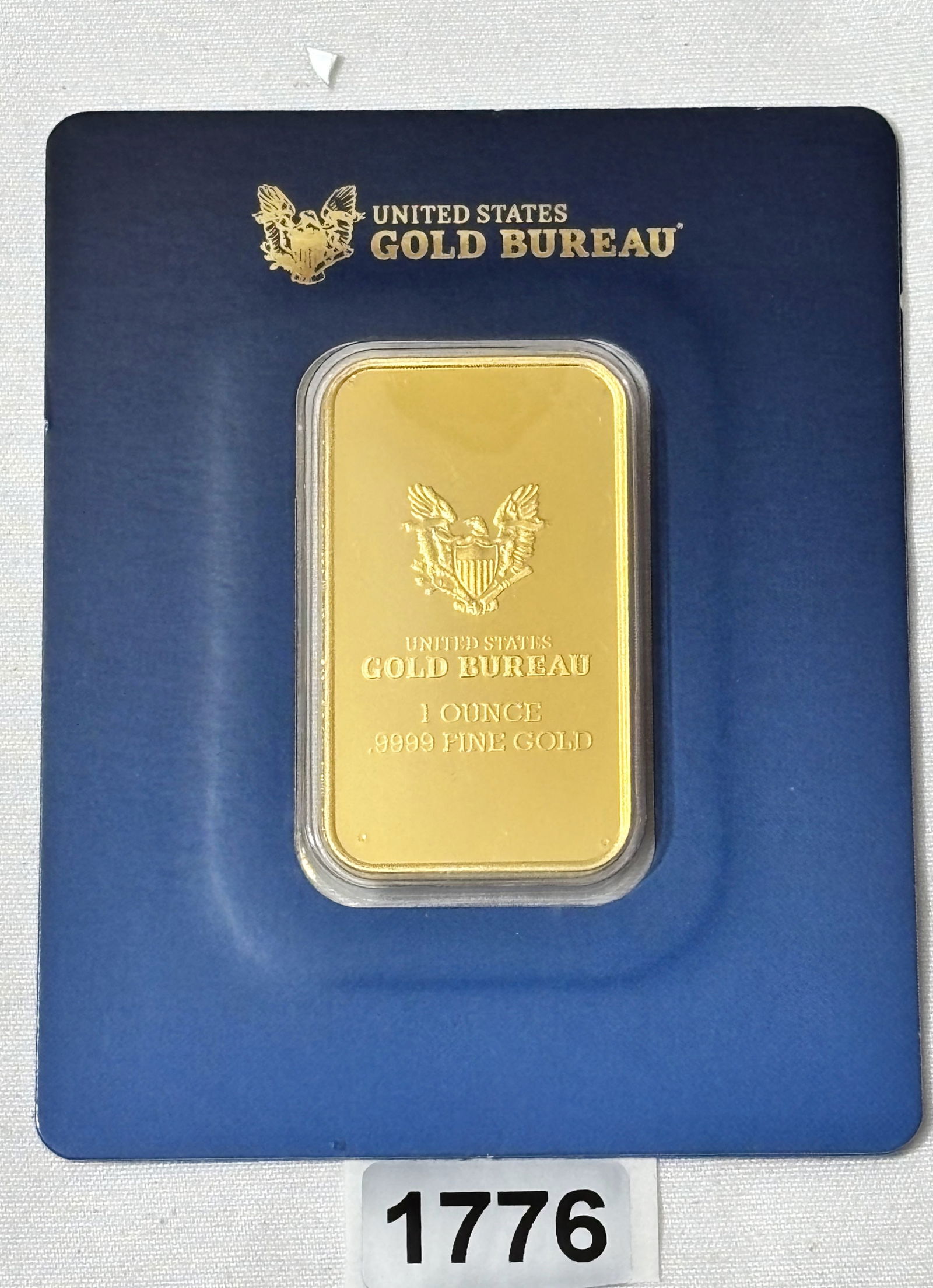 One Ounce Gold Bar Gold Bureau Packaged and Sealed (1 of 3)