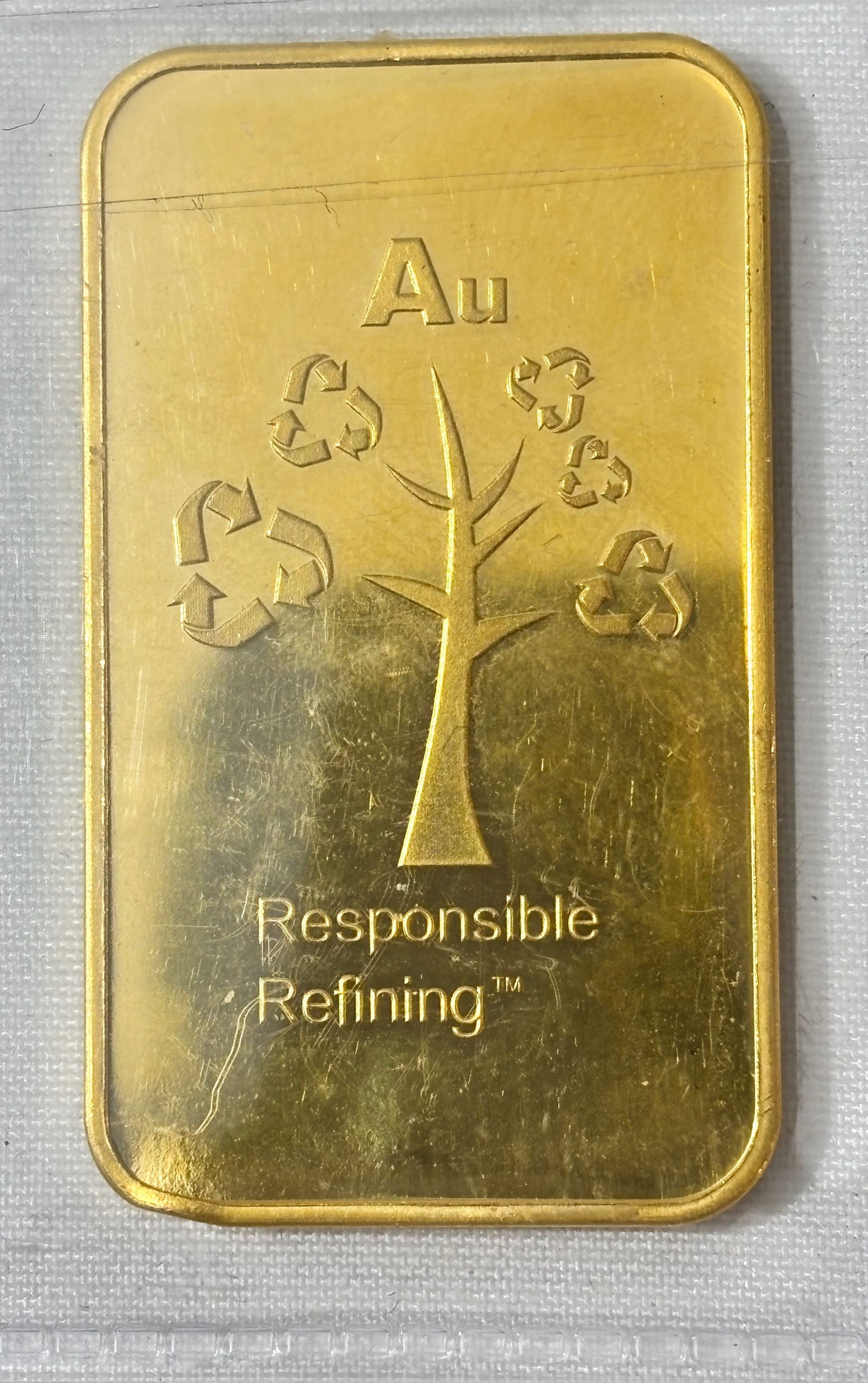 One Ounce Gold Bar (1 of 2)