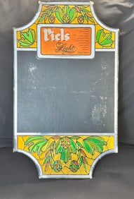 Vintage Piel's Light Chalkboard Advertising Sign