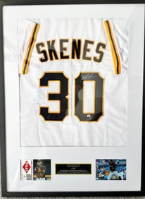 Framed Paul Skenes Autographed Jersey COA