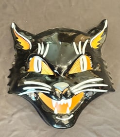 Classic Cooper Style Black Cat Halloween Mask NWT
