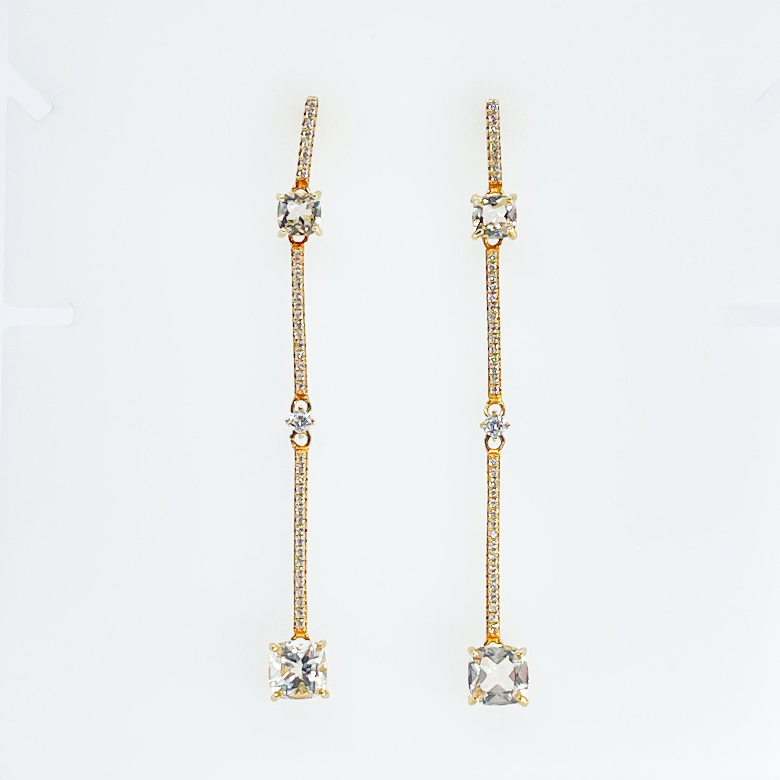 Cristina Sabatina: .925 Sterling Silver White Topaz Lemon Quartz