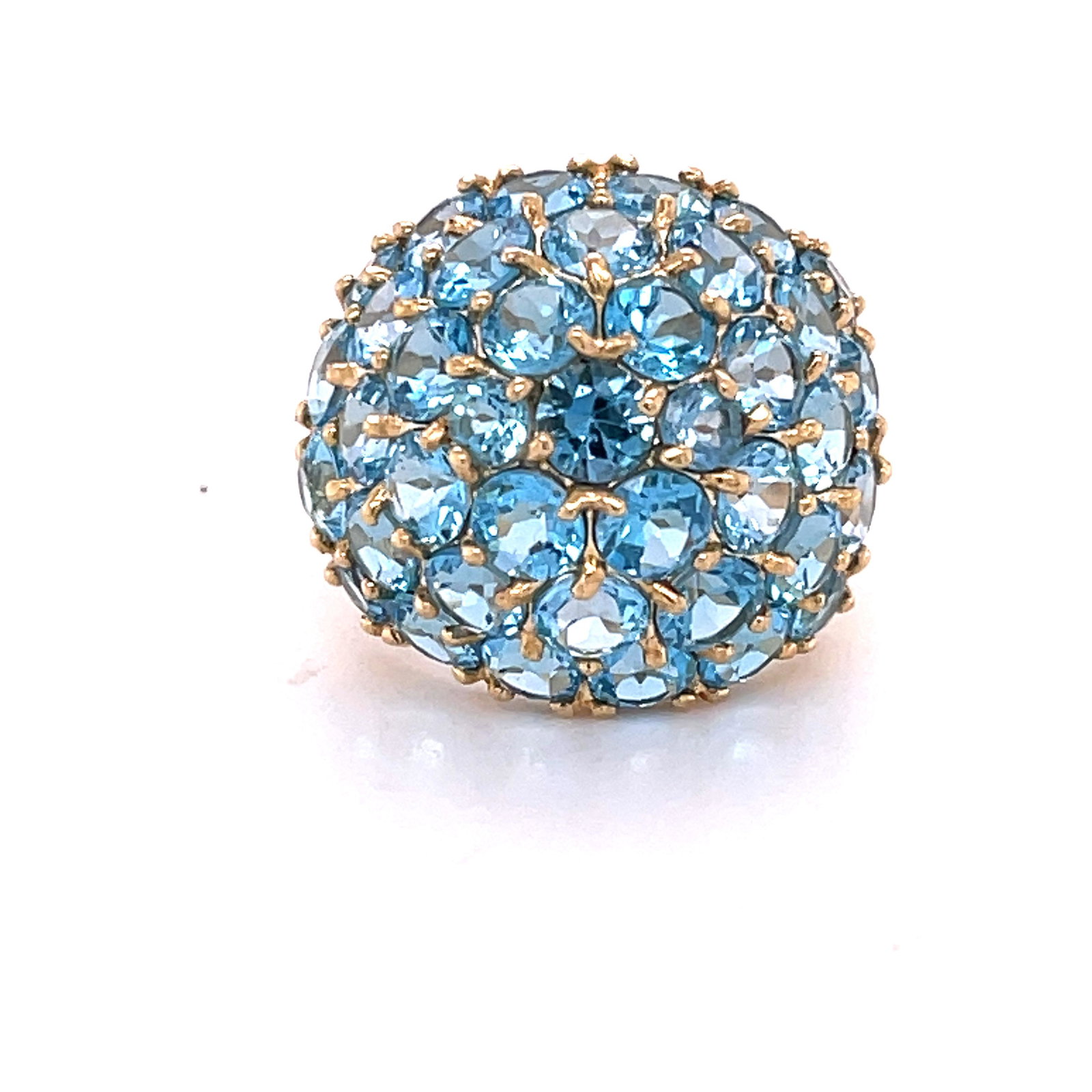 Aquamarine Dome Ring (1 of 5)