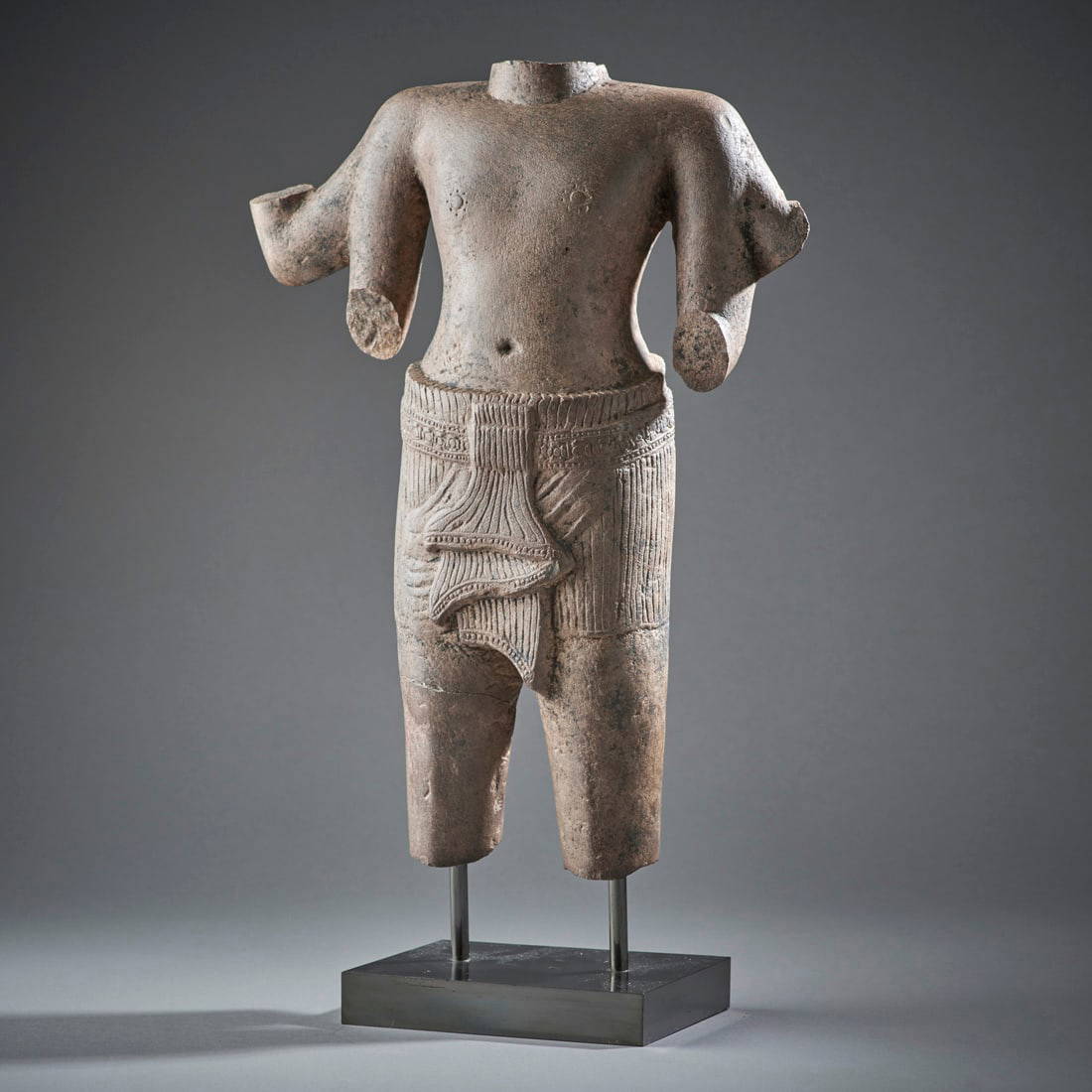 A Stone Torso Of Vishnu