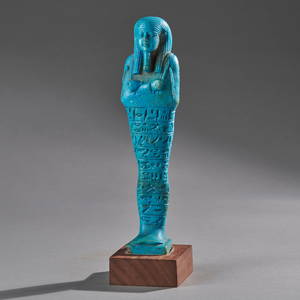 A Fine Egyptian Faience Ushabti