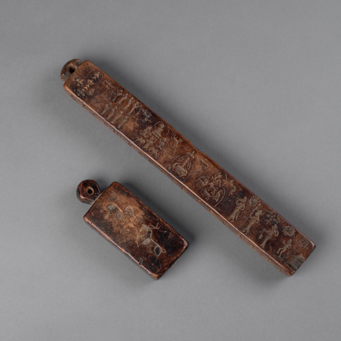 Two Tibetan wood objects (1 of 4)
