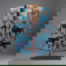 A Plains beaded horse effigy vest