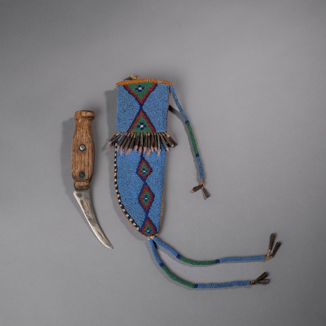 A Plains beaded knife case (1 of 4)