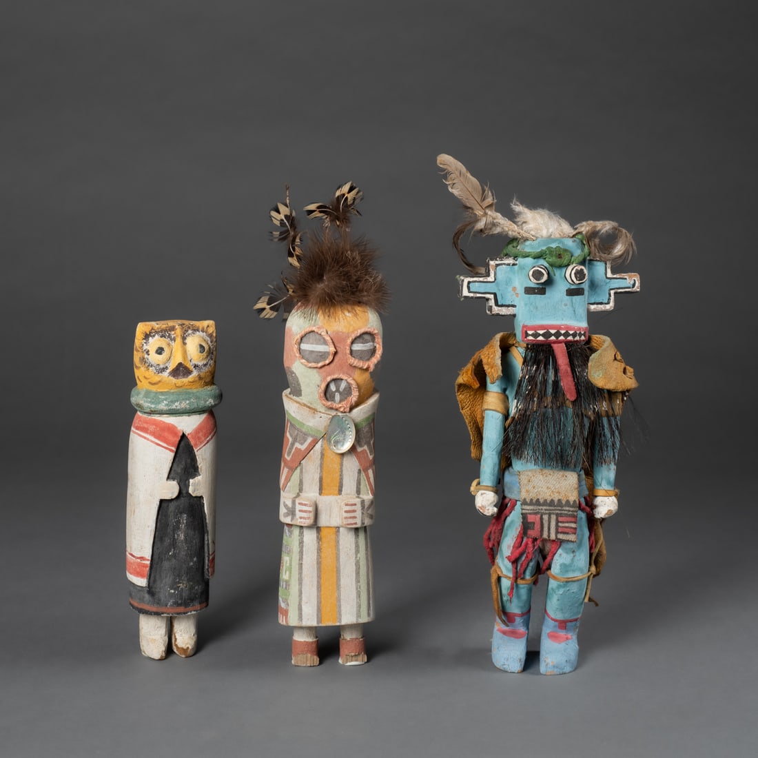 Three Hopi kachinas (1 of 3)