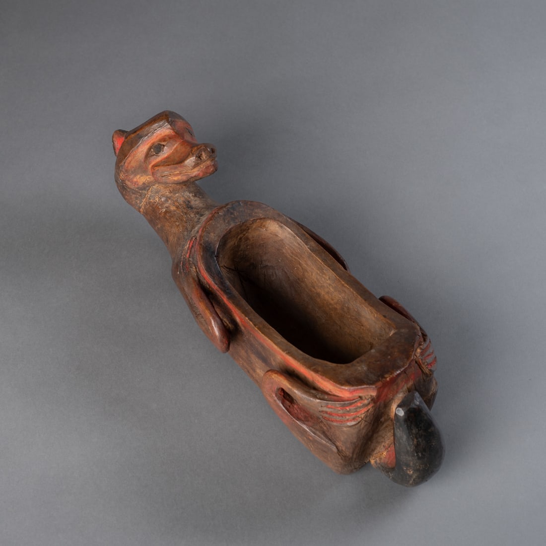 A Northwest Coast effigy bowl (1 of 6)