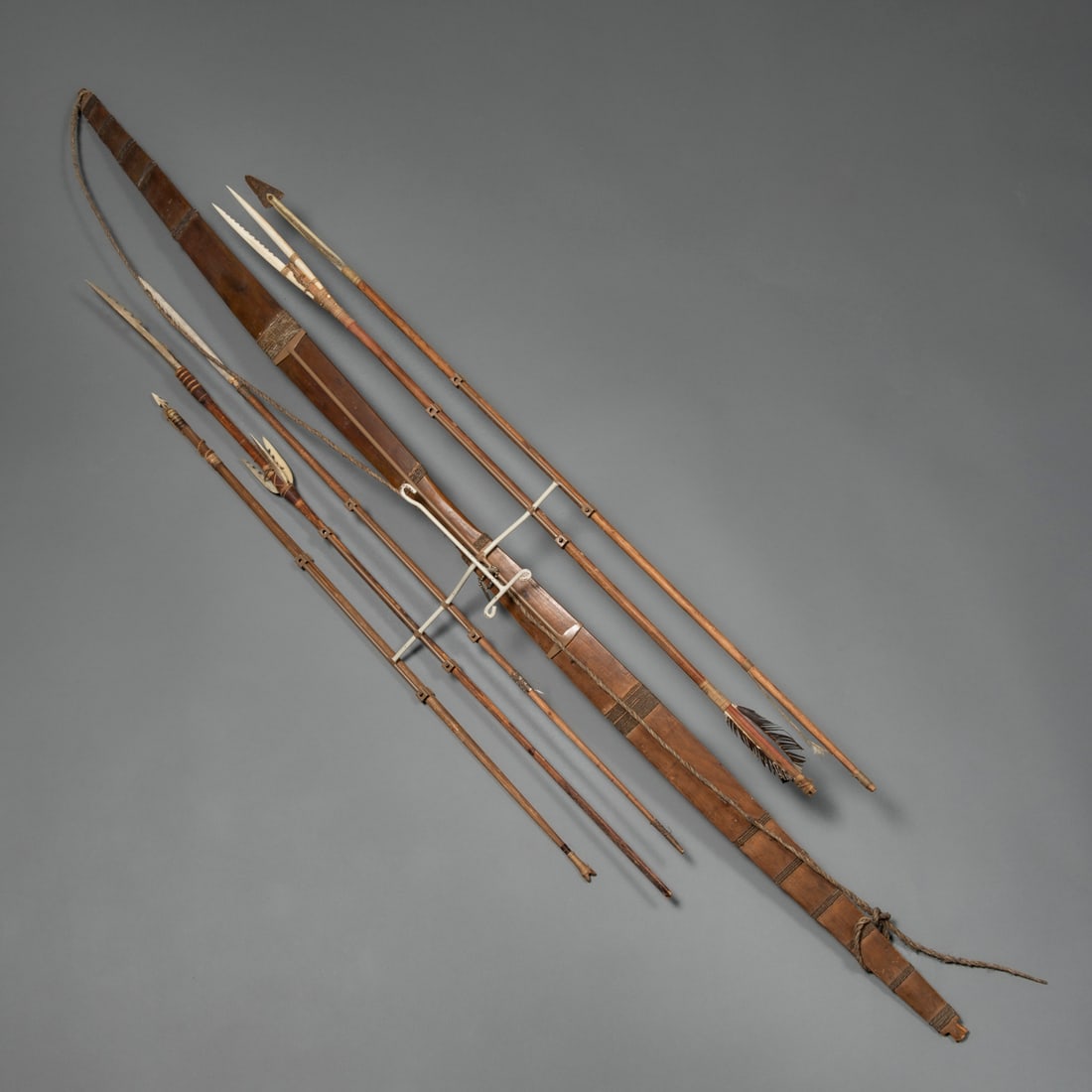 An Eskimo bow with arrows (1 of 3)