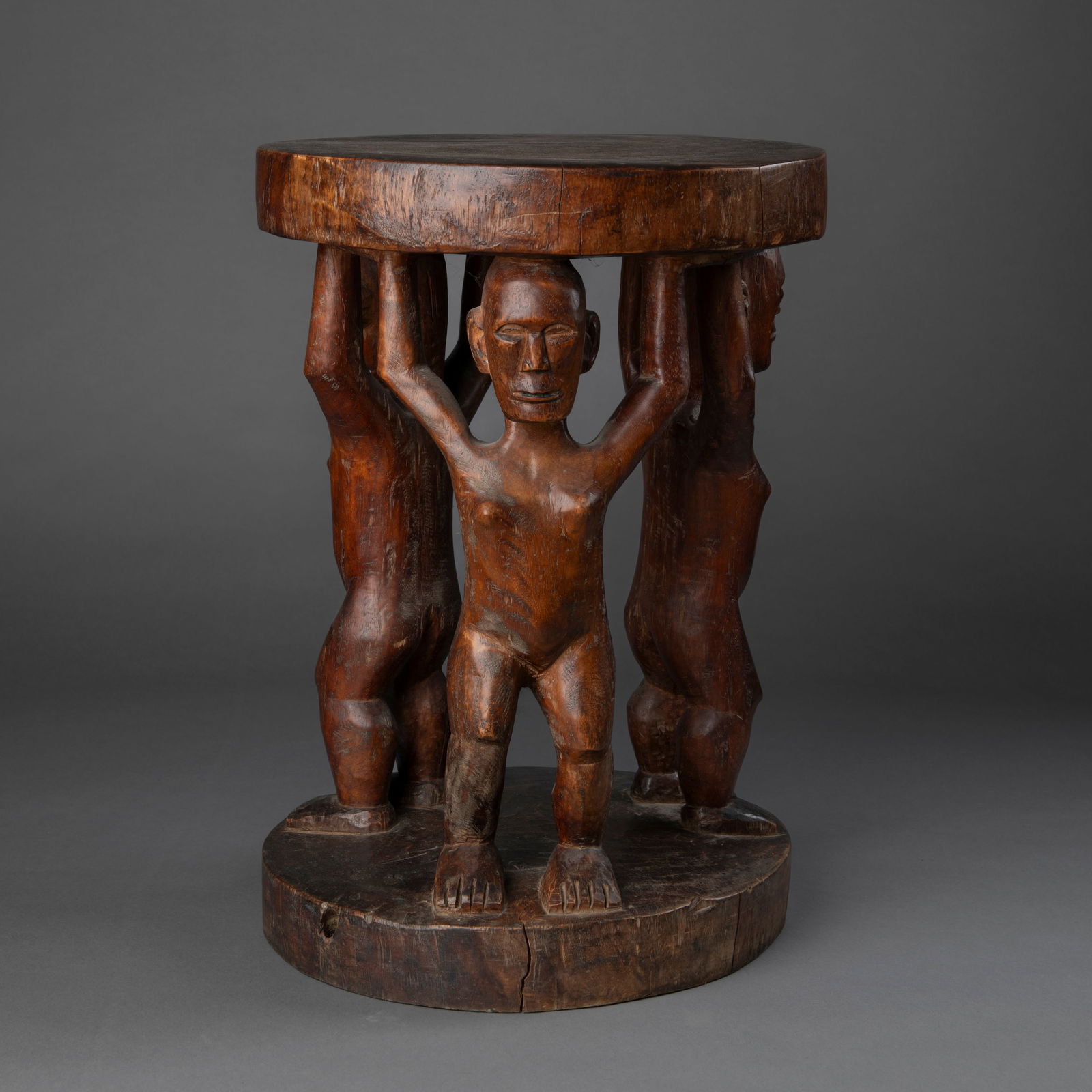 A Philippines effigy stool - 4