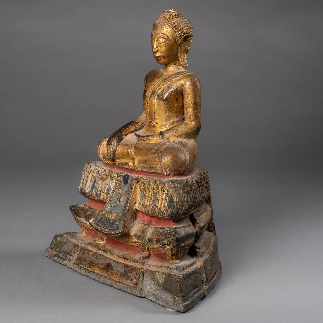 A Thai temple guardian buddha - 2