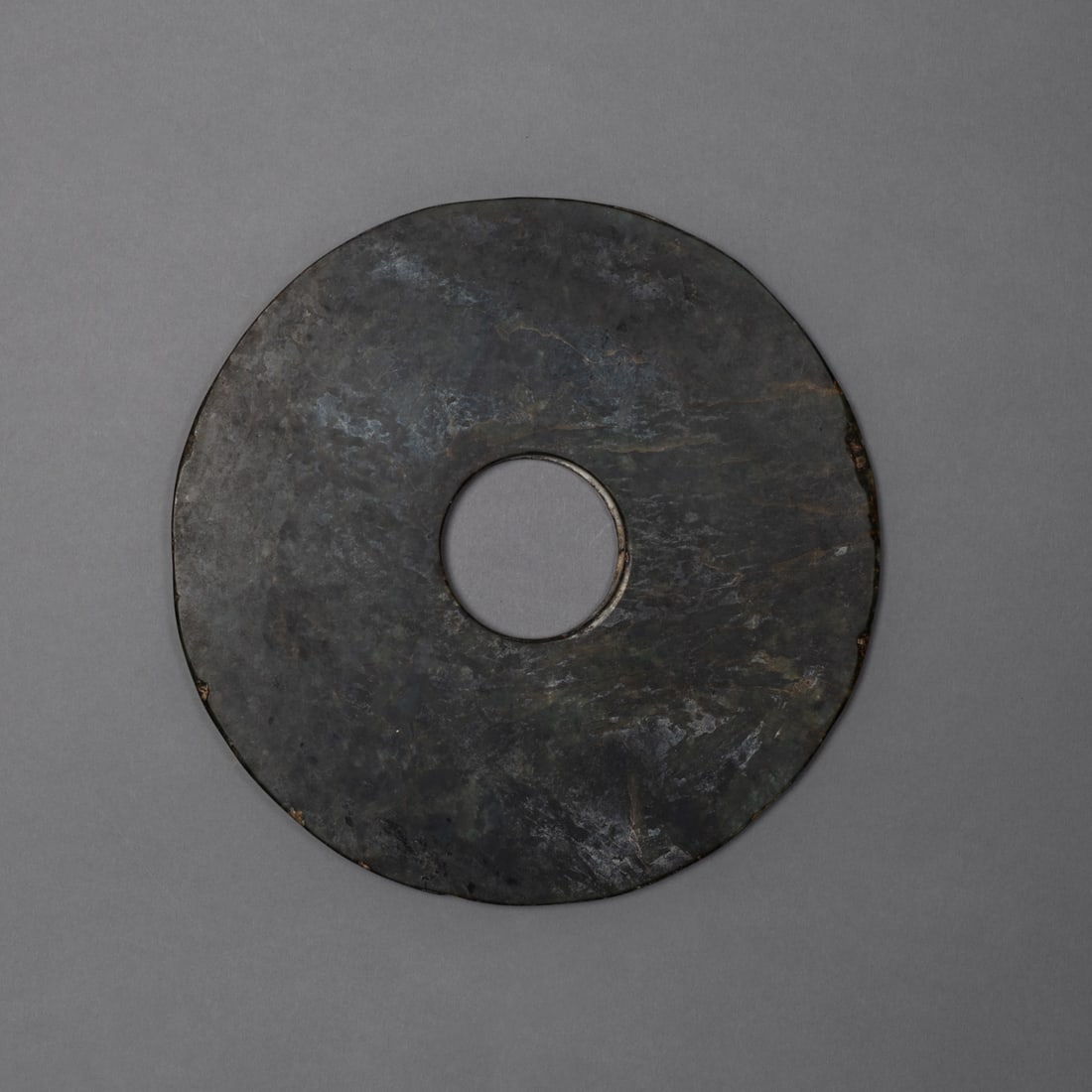 A Chinese Neolithic jade Bi disc (1 of 5)