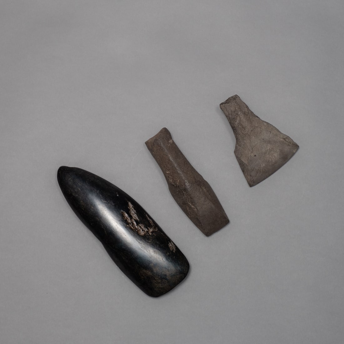 Three South Pacific stone adze blades (1 of 4)