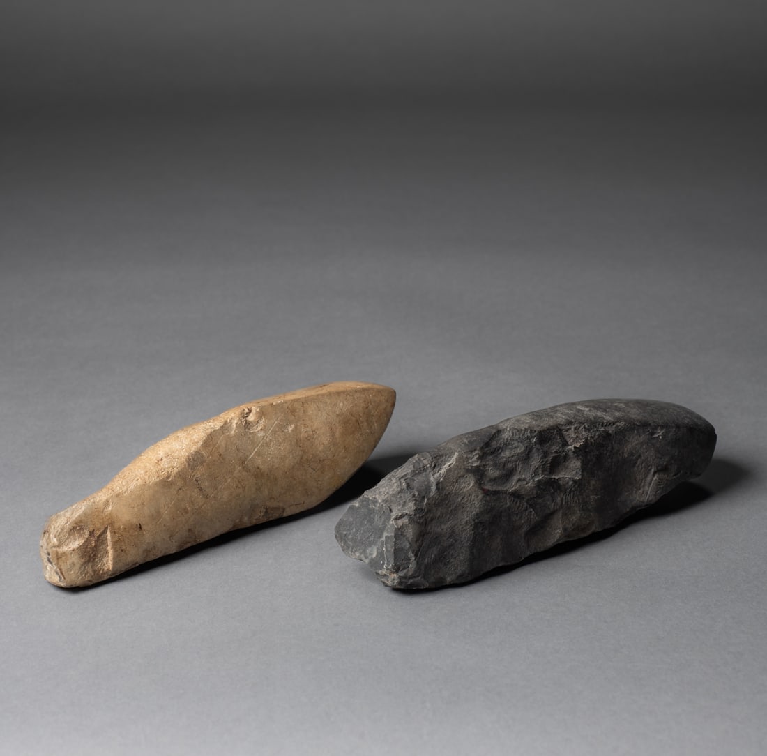 Two Maori stone adze blades - 5