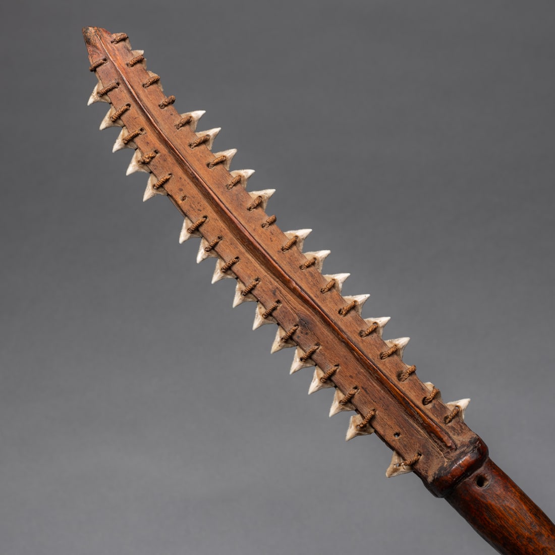 A Micronesian shark tooth dagger - 4