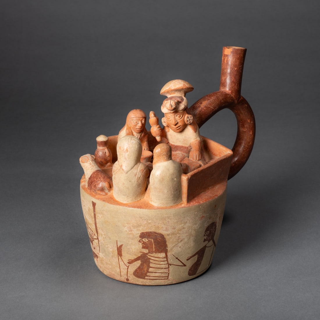 A Pre-Columbian stirrup vessel (1 of 7)